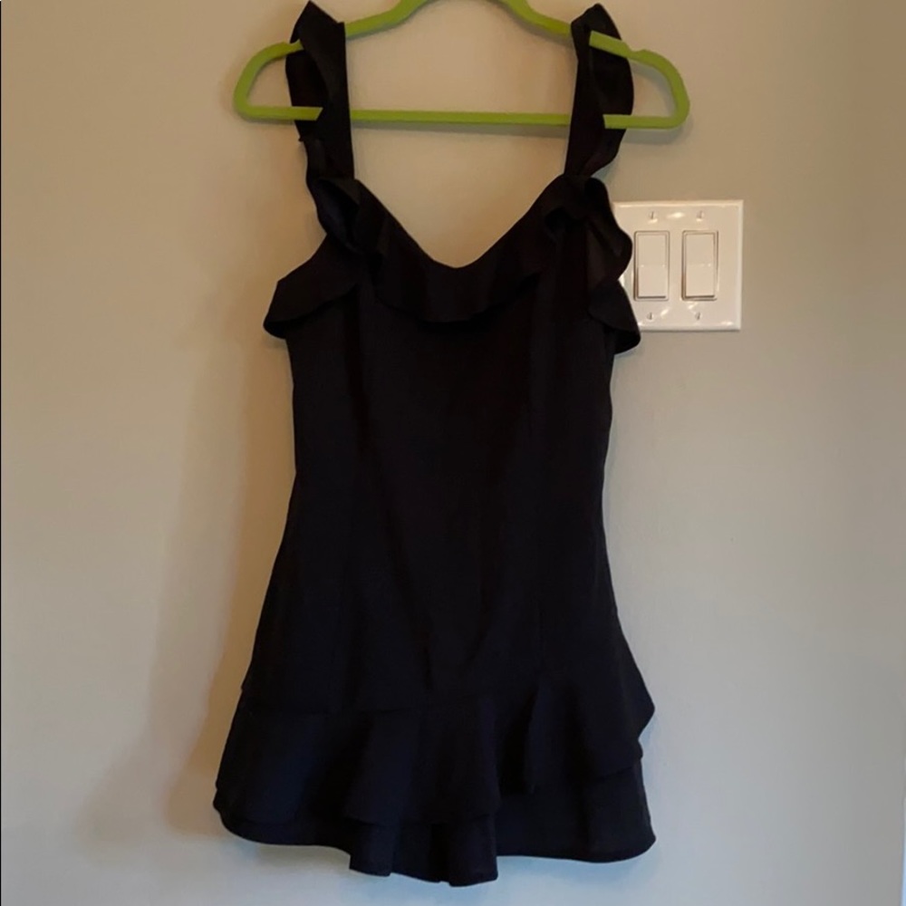 Black Graduation Romper